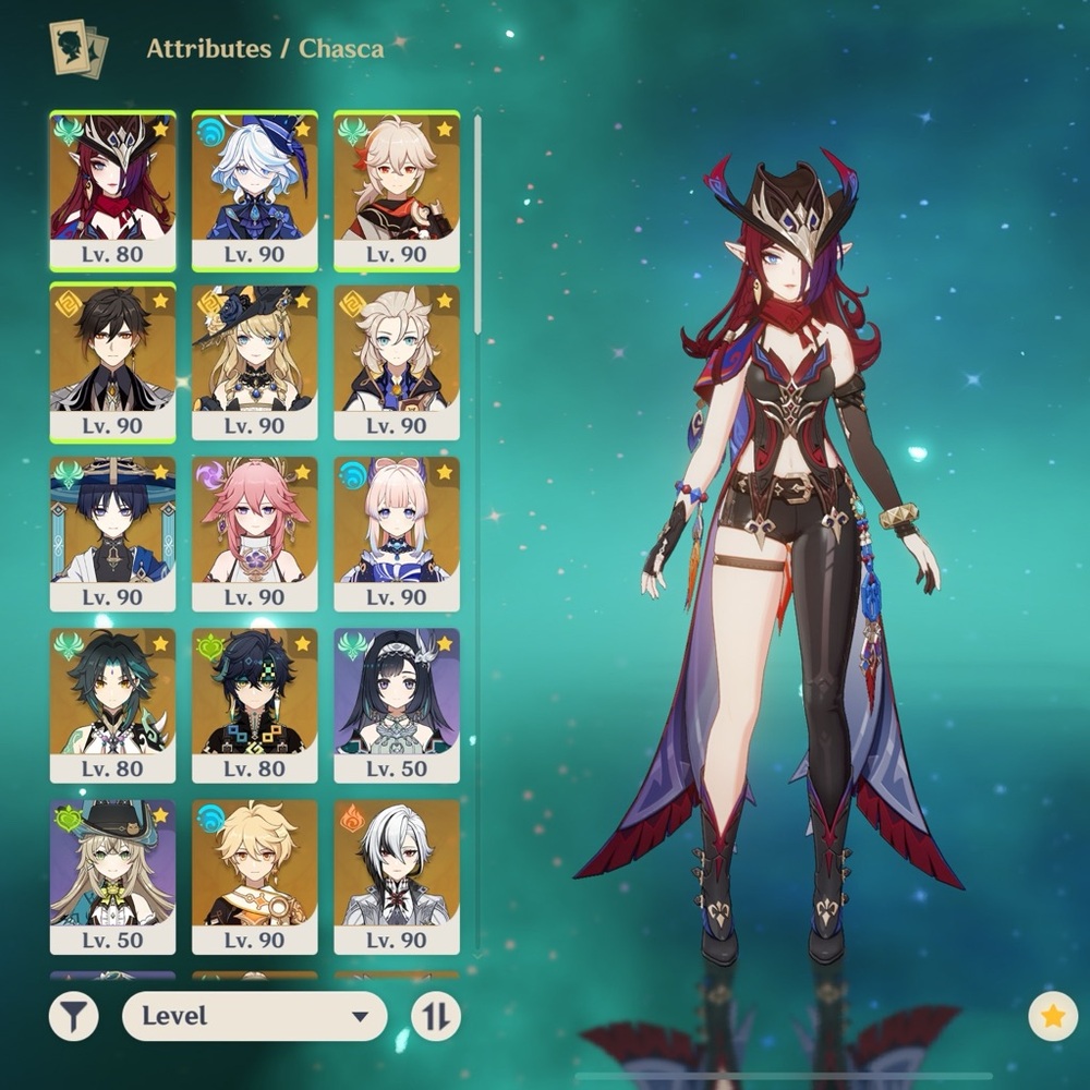 COPY - Genshin Impact NA AR58 WITH MANY 5 STAR CHARACTERS AND WEAPONS.